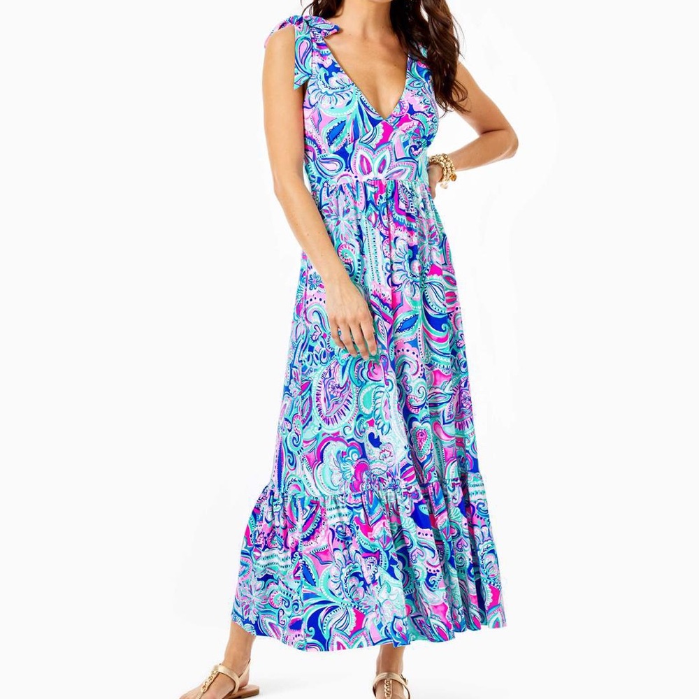 NWOT Lilly Pulitzer Maxine Midi Dress- So Chic!